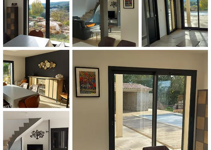 Provence, Uzes, Climatisee 8 Pers Avec Piscine Privee *